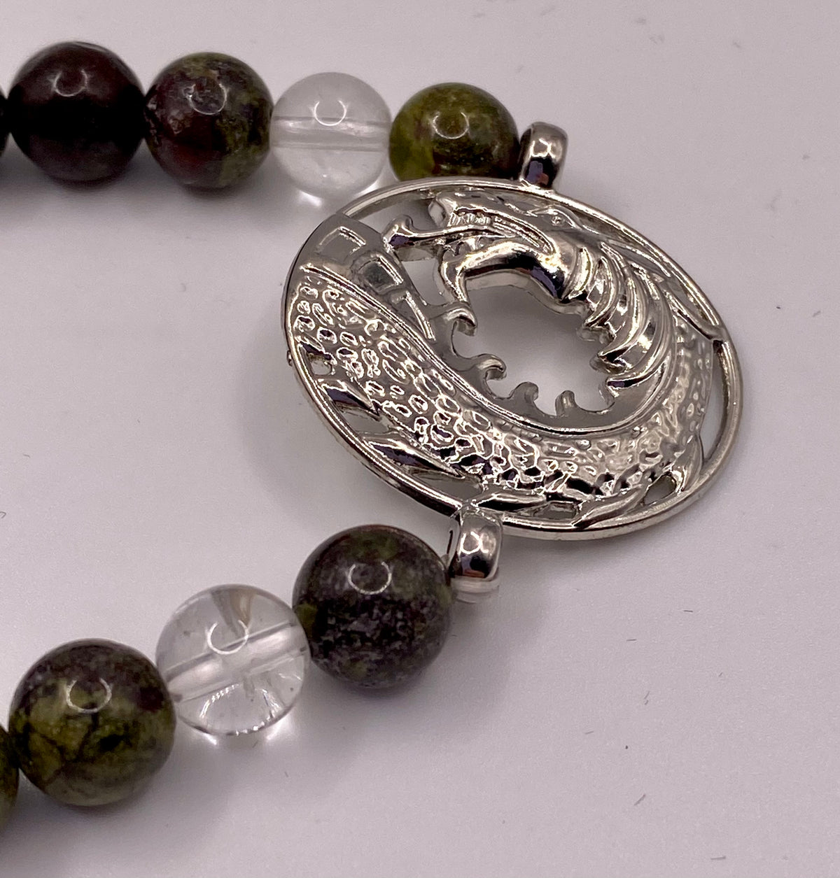 Dragon Bracelet with Dragonblood Jasper