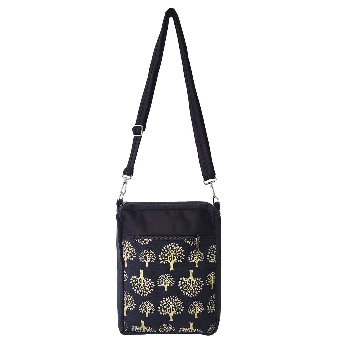 Celtic Sacred Trees Blue Crossbody Bag