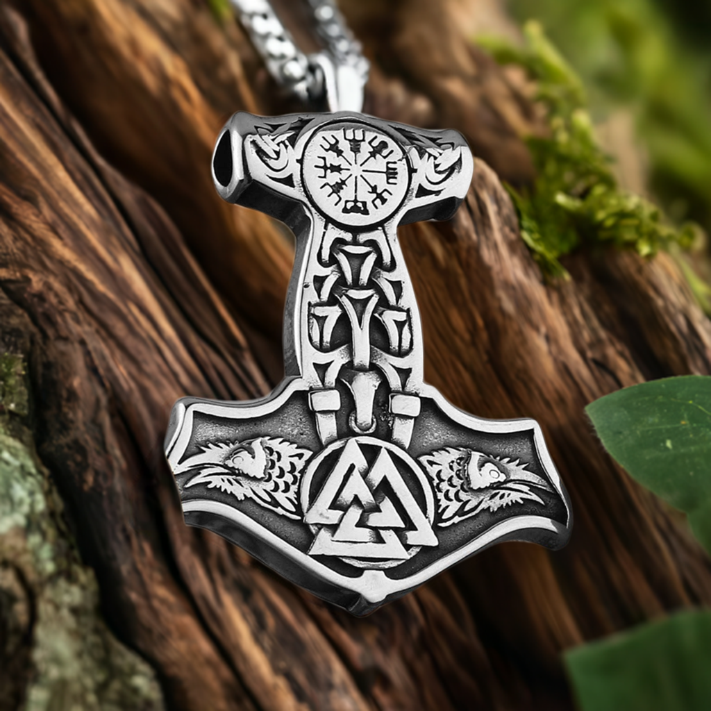 Thor's Hammer Mjolner -  Large Pendant