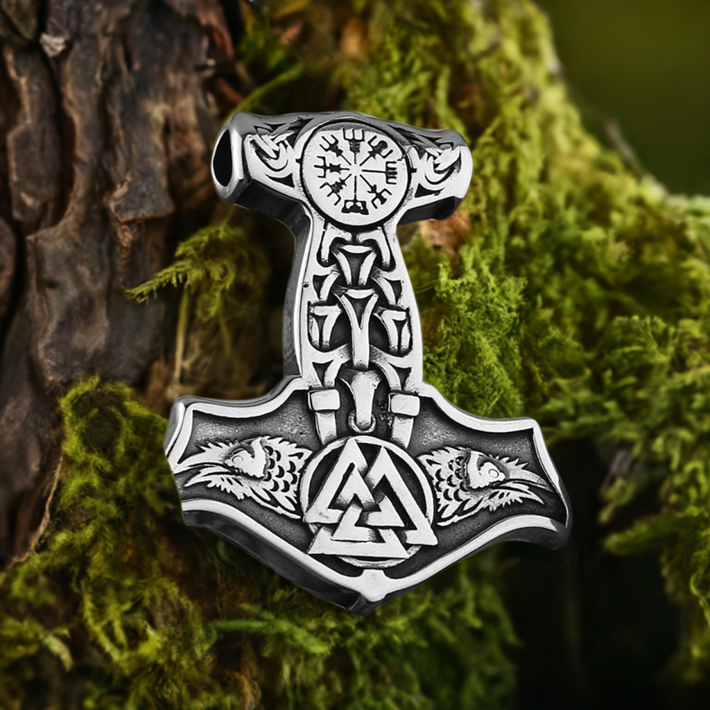 Thor's Hammer Mjolner -  Large Pendant
