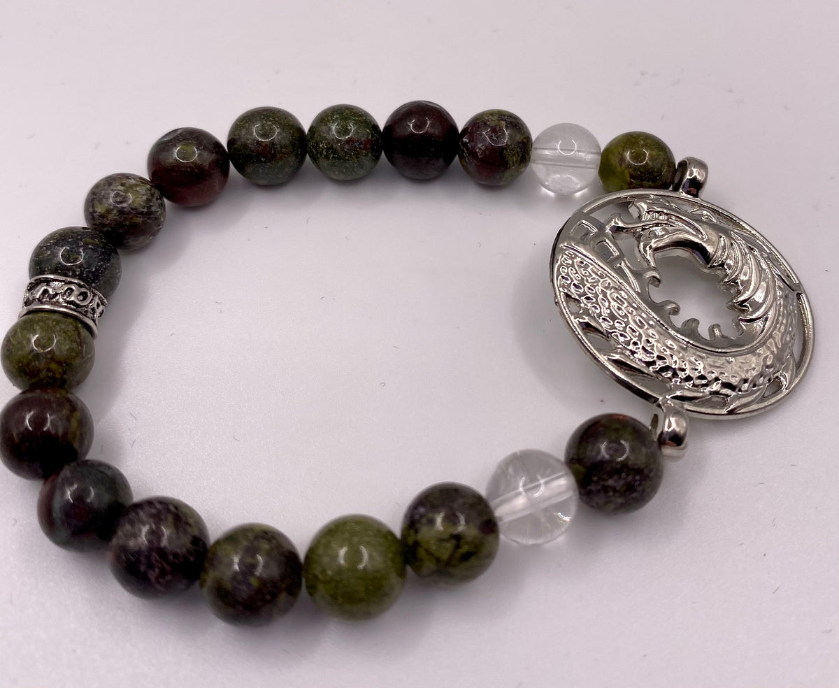 Dragon Bracelet with Dragonblood Jasper