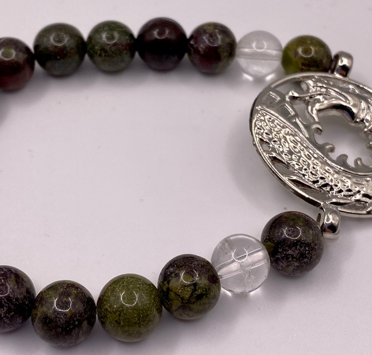 Dragon Bracelet with Dragonblood Jasper