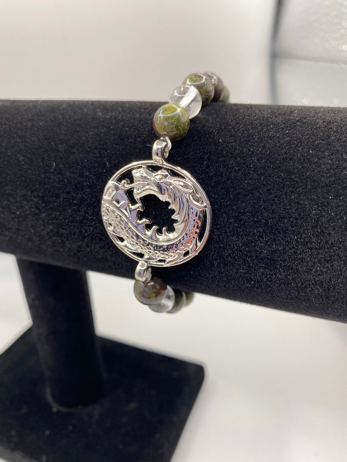 Dragon Bracelet with Dragonblood Jasper