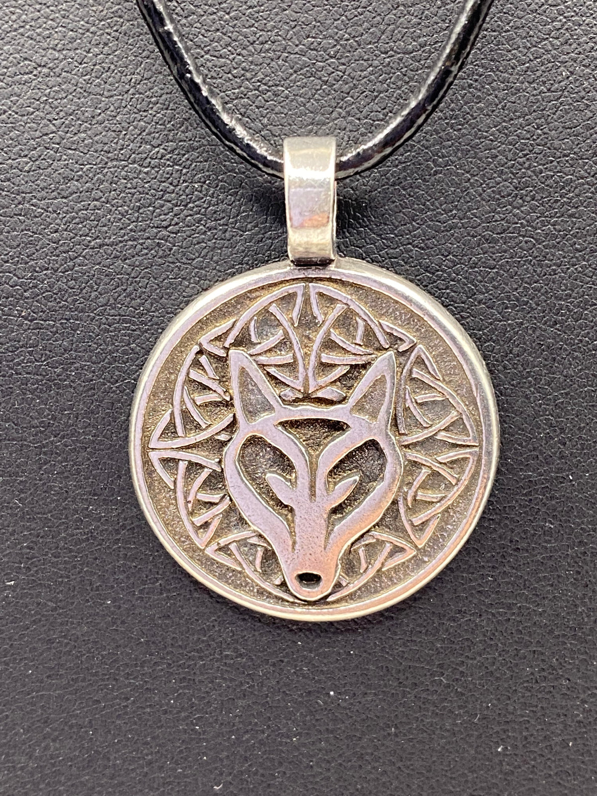 Celtic Wisdom Wolf Pendant