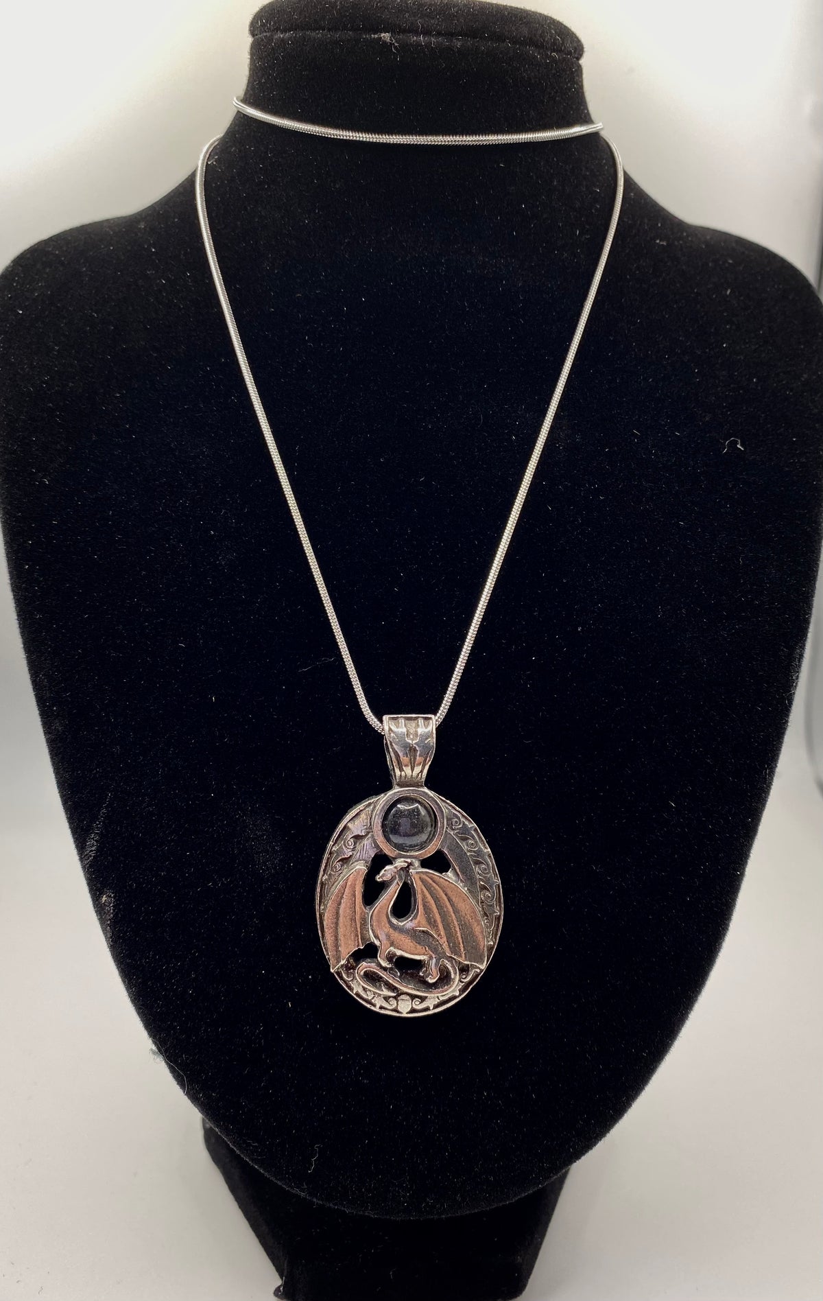 Dragon Pendant with  Labradorite