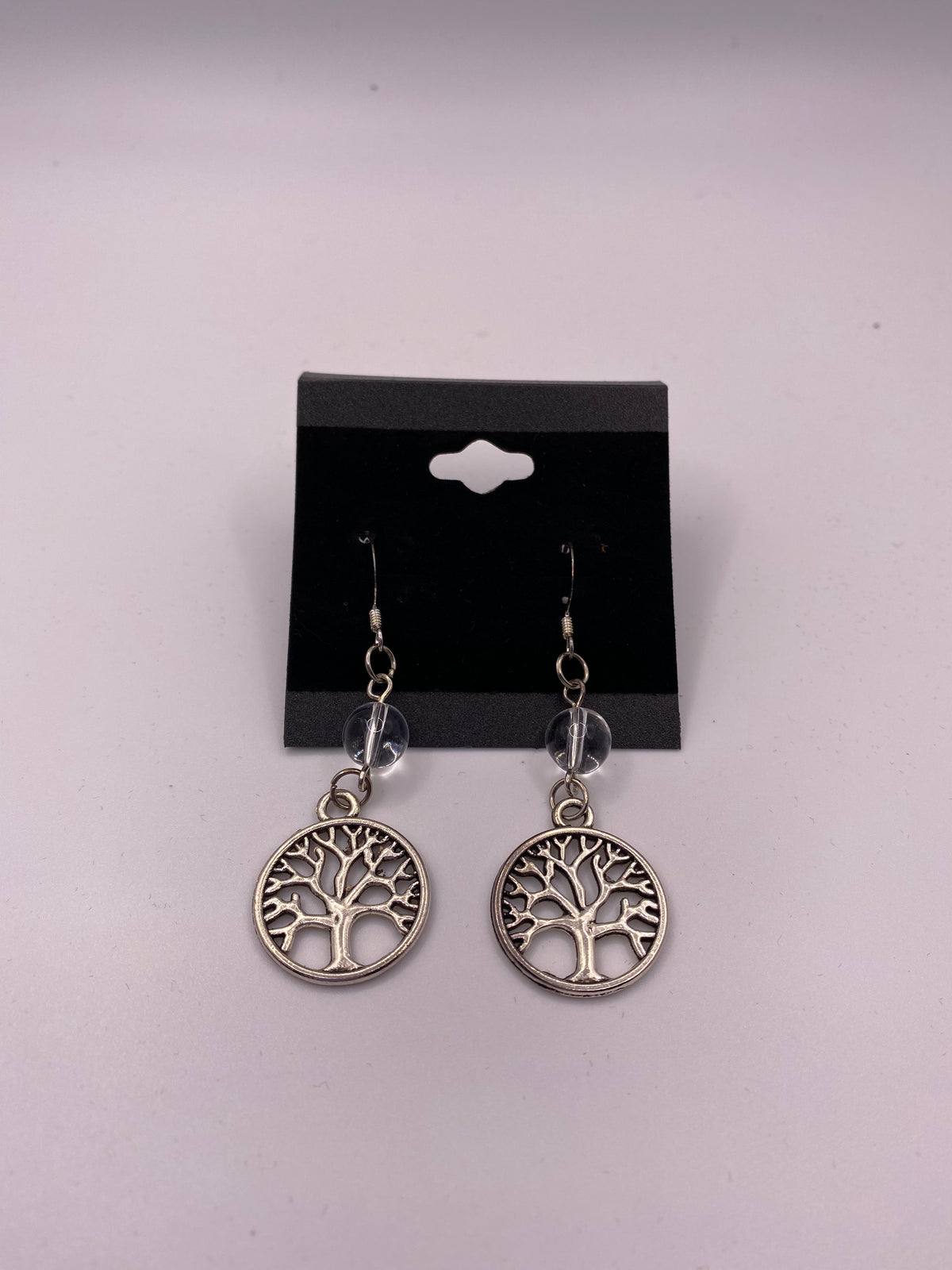 Celtic Tree of Life Gemstone Earrings – Genuine Stone & Surgical Steel
