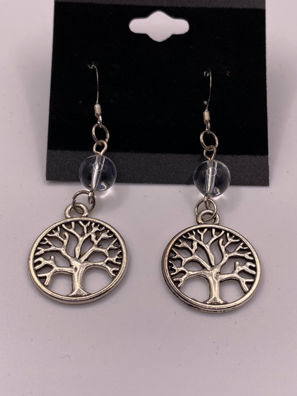 Celtic Tree of Life Gemstone Earrings – Genuine Stone & Surgical Steel