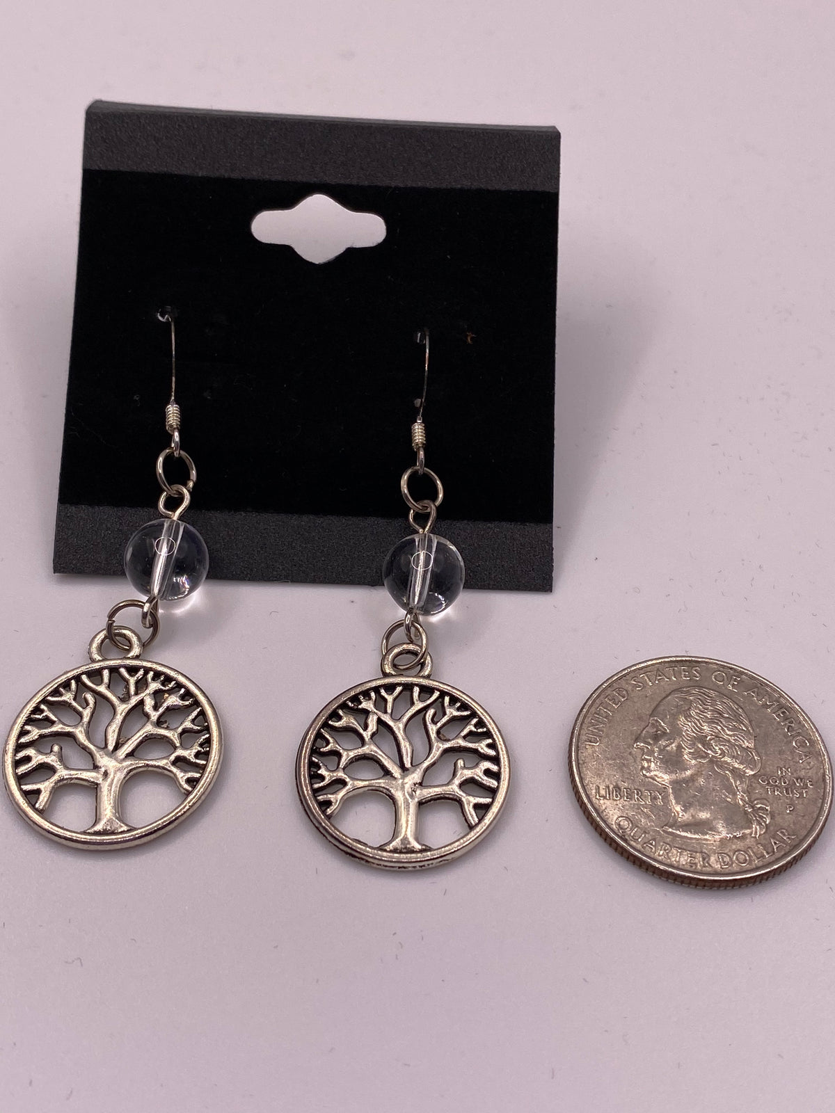 Celtic Tree of Life Gemstone Earrings – Genuine Stone & Surgical Steel