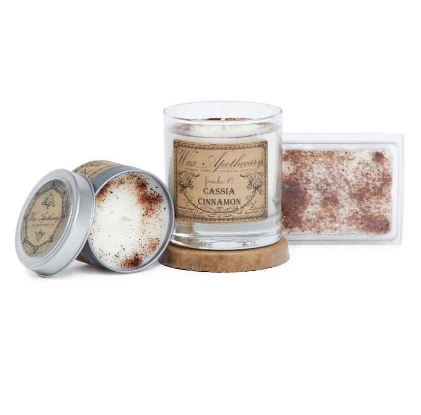 Cassia Cinnamon Botanical Travel Tin Candle