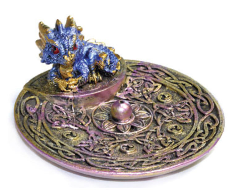 Blue Dragon Incense Holder